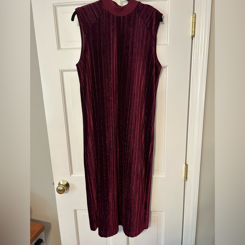 ASOS Rich Burgundy Midi Dress